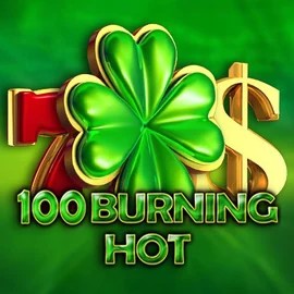 100 Burning Hot logo by Amusnet Interactive Cazeus Casino