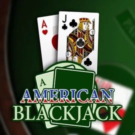 American Blackjack online game logo by Habanero on cazeuscasinos.es