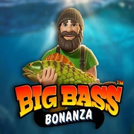 Big Bass Bonanza logo by Pragmatic Play at Cazeus Casino