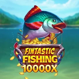 Fintastic Fishing logo – Slots by Foxium at Cazeus Casino