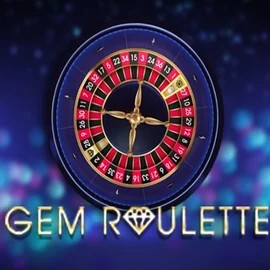 Gem Roulette slot logo by iSoftBet at Cazeus Casino