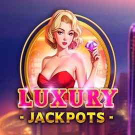 Luxury Jackpots online game logo by Triple Cherry on cazeuscasinos.es
