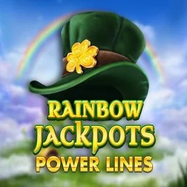 Rainbow Jackpots Power Lines casino game by Red Tiger Gaming – featured logo at Cazeus Casino