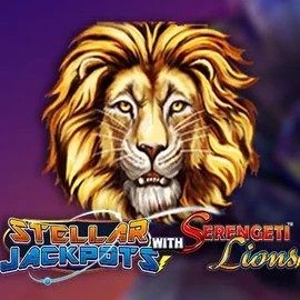 Stellar Jackpots with Serengeti Lions by Lightning Box Game, showcased at cazeuscasinos.es – game logo